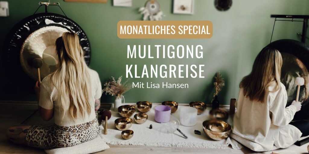 Multigong Klangreise Lisa Hansen im bodhi Studio