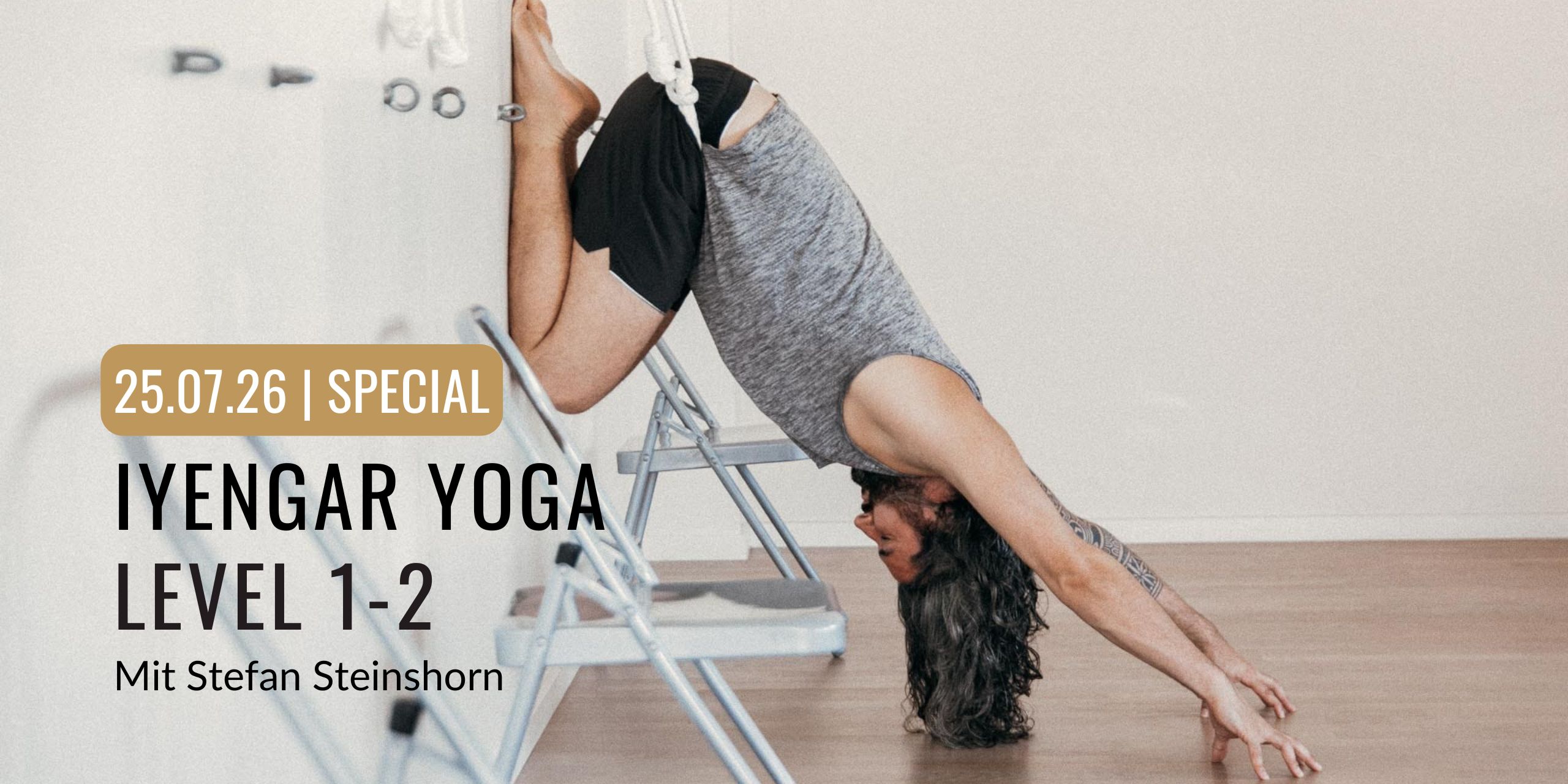 Iyengar Yoga Level Special mit Stefan Steinshorn