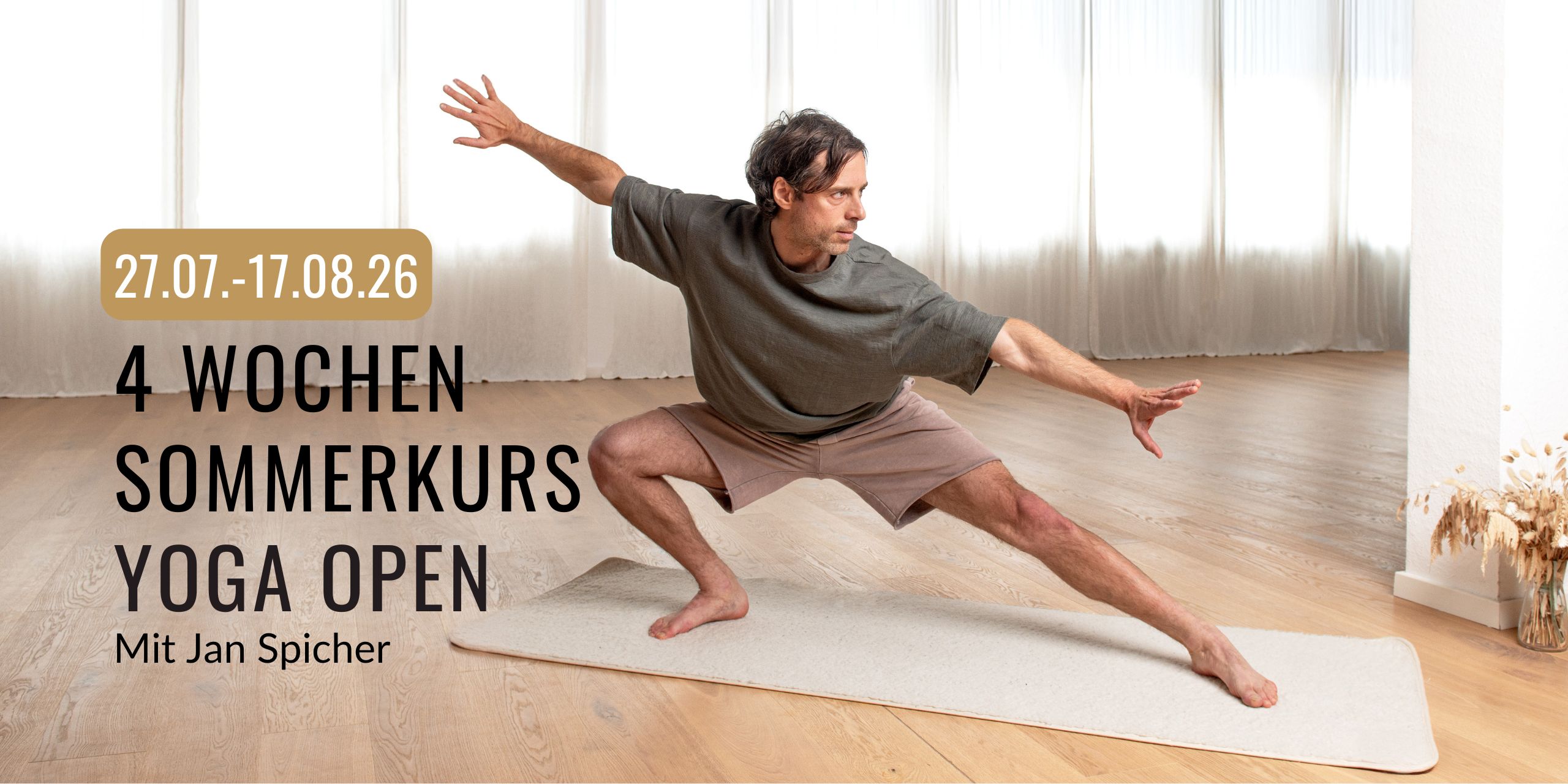 Sommerkurs Yoga Open mit Jan Spicher